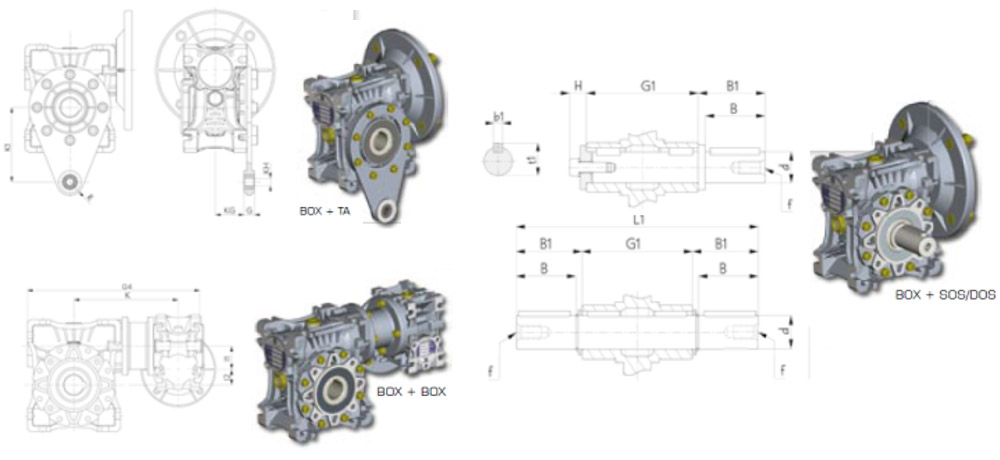 Šnekové převodovky